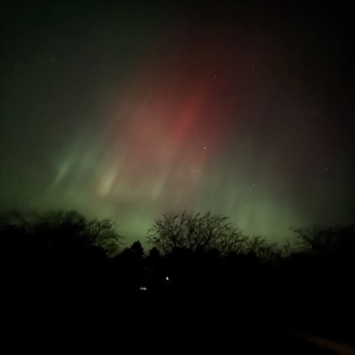 Northern lights over Eagle Eye Farm