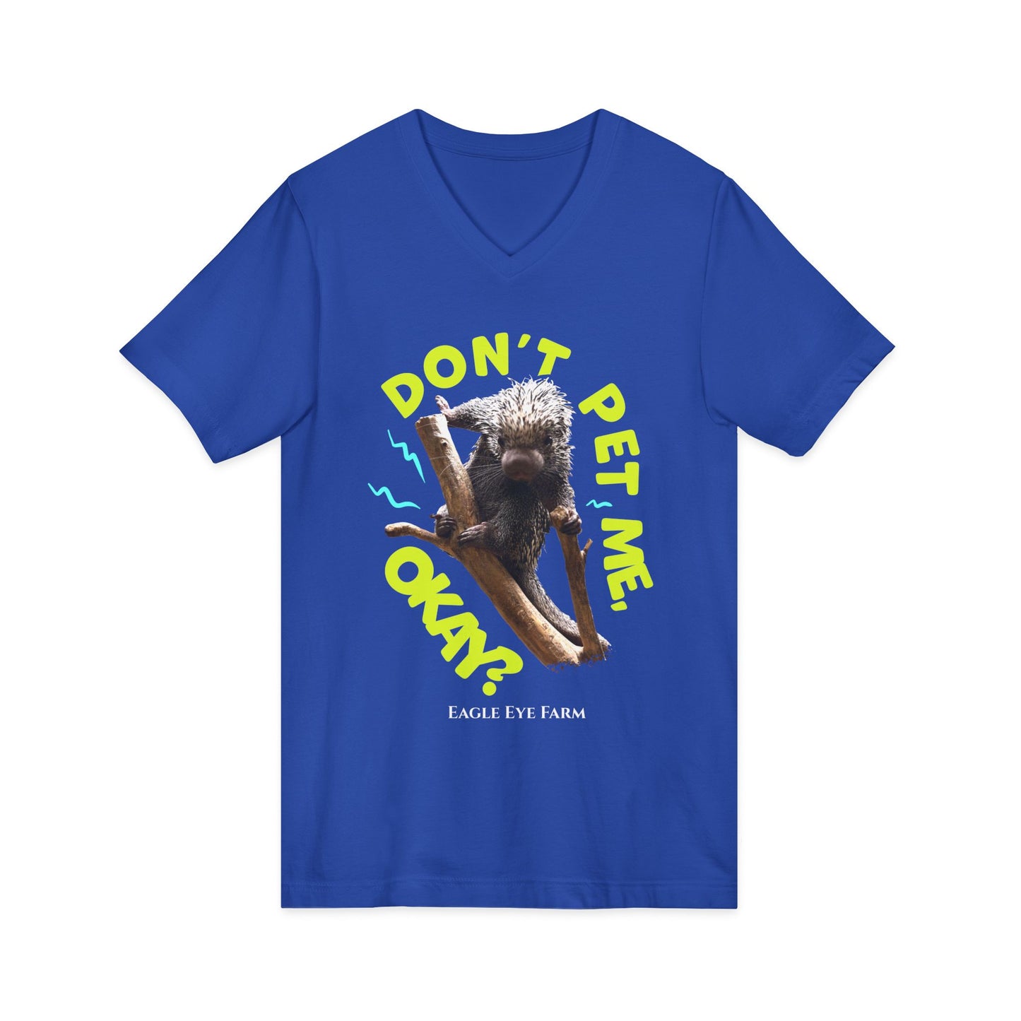 Don't Pet Me  V-Neck Tee