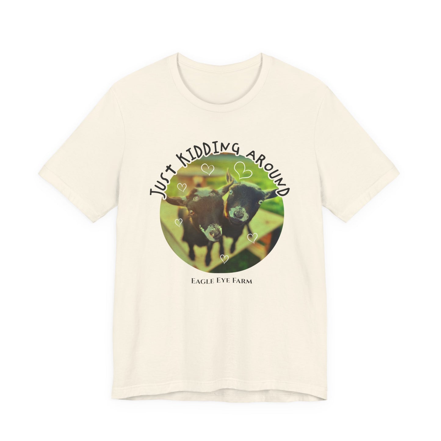 just kidding (goat) Short Sleeve