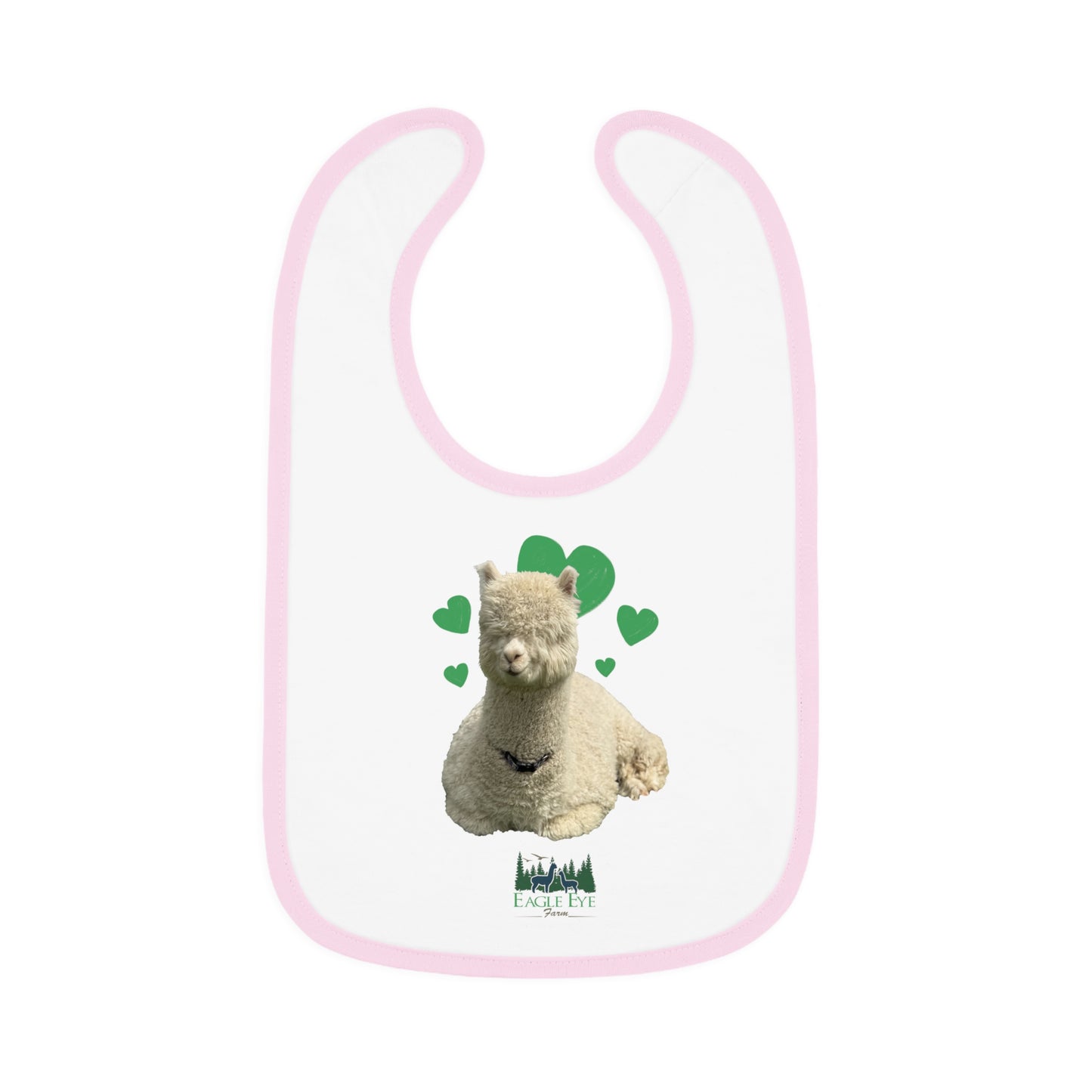 Baby Contrast Trim Jersey Bib