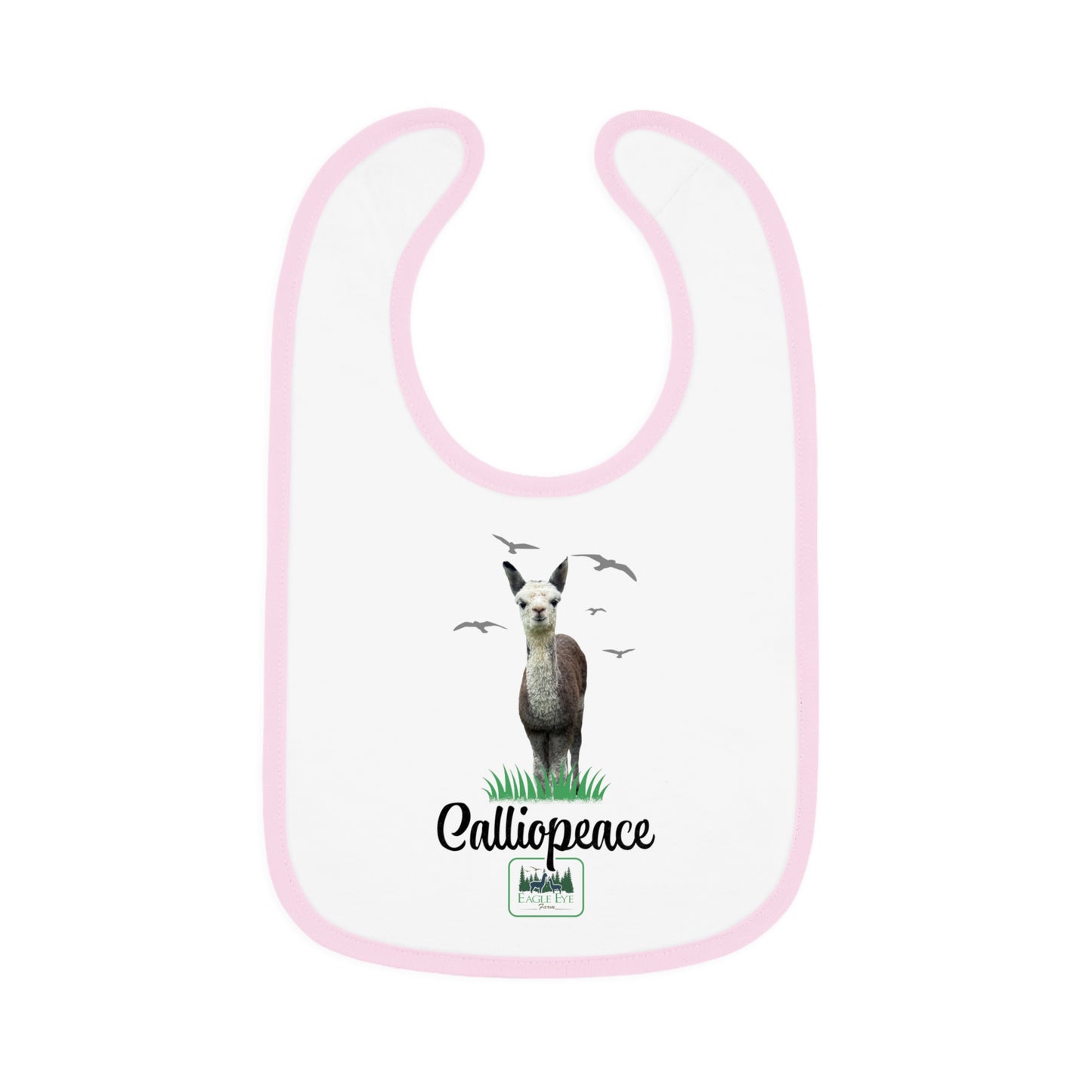 Copy of Baby Contrast Trim Jersey Bib