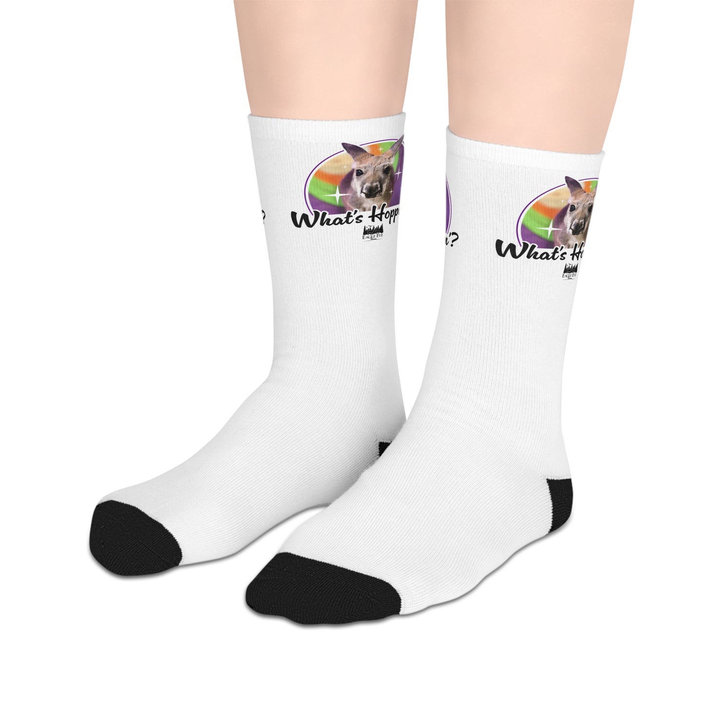 "Whats Hoppin?" Mid-length Socks