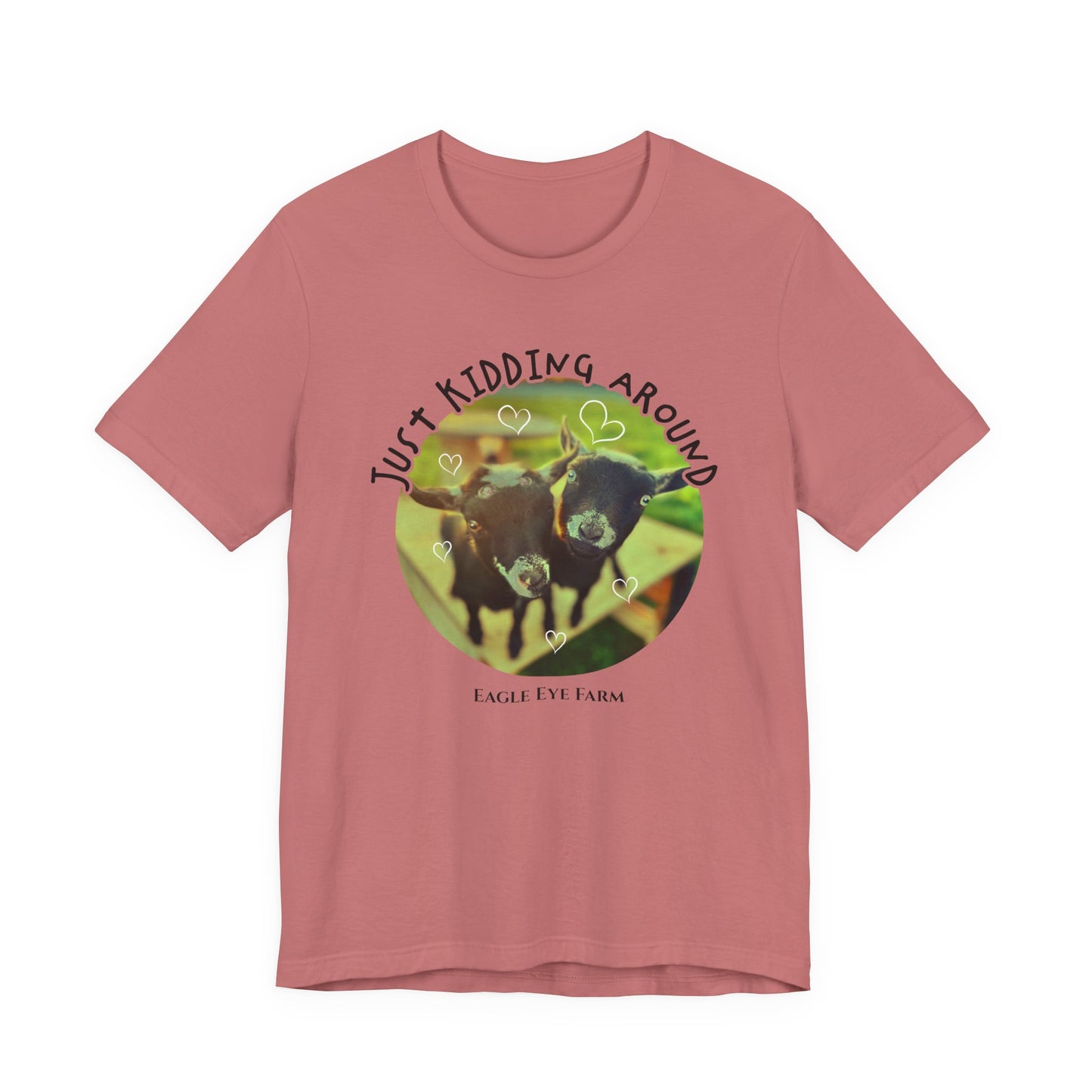 just kidding (goat) Short Sleeve