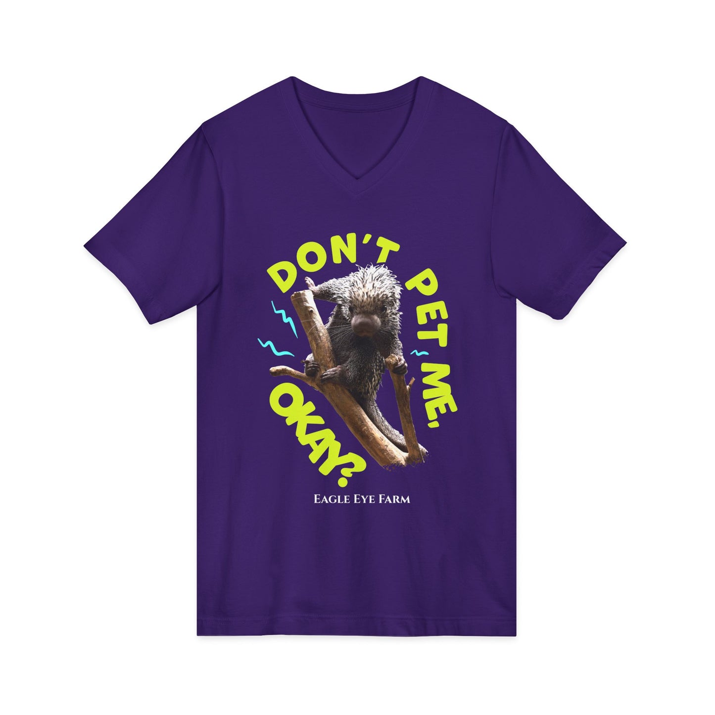 Don't Pet Me  V-Neck Tee
