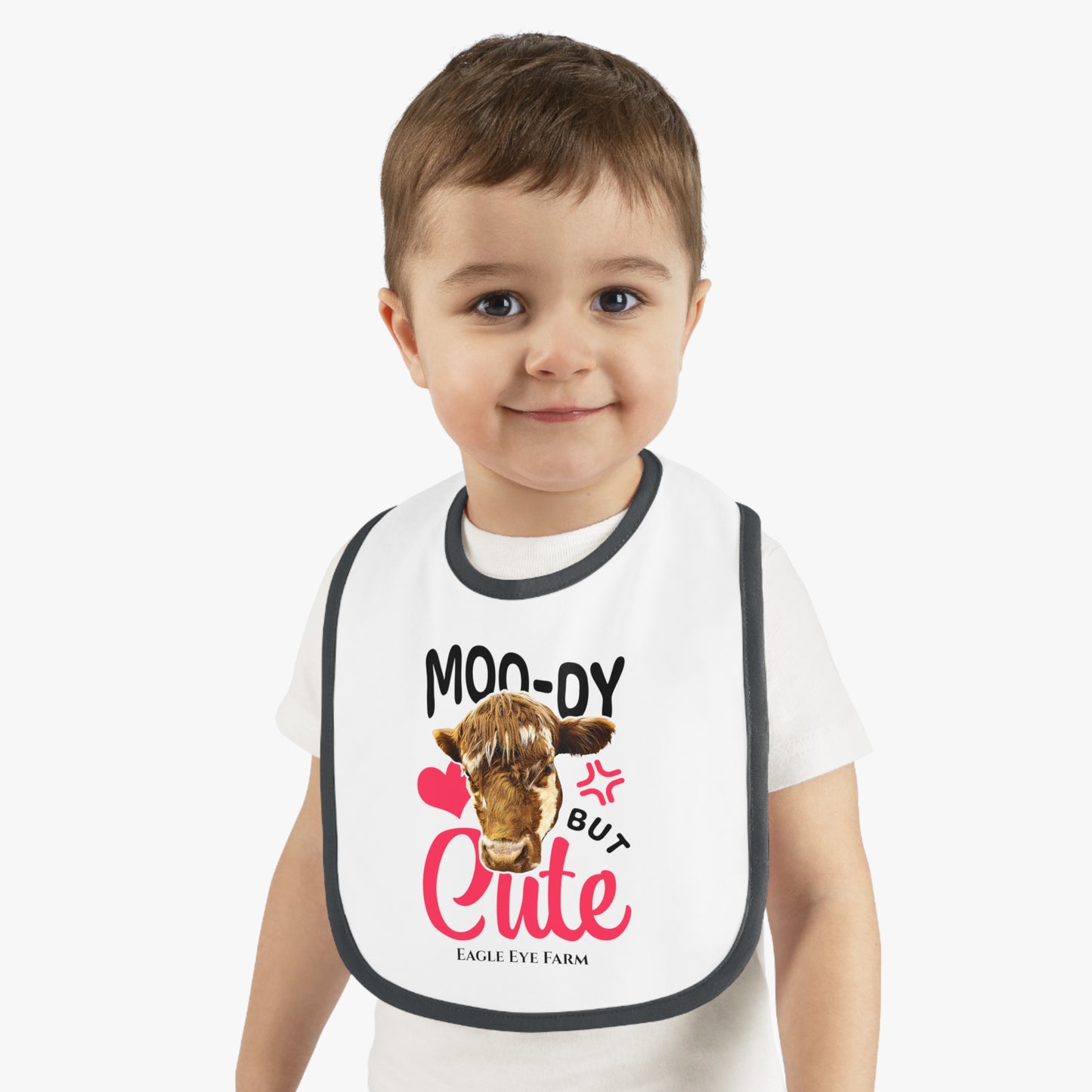 Moo-dy Baby Bib