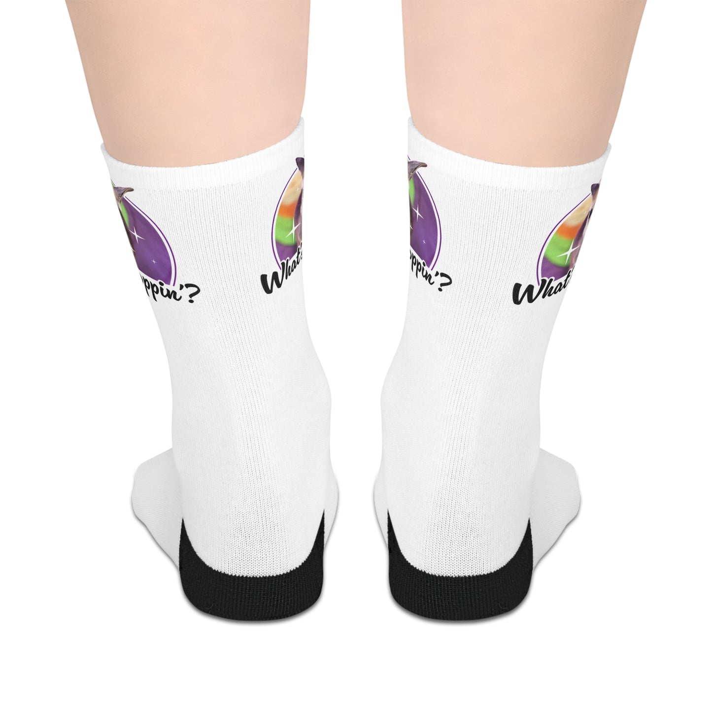 "Whats Hoppin?" Mid-length Socks