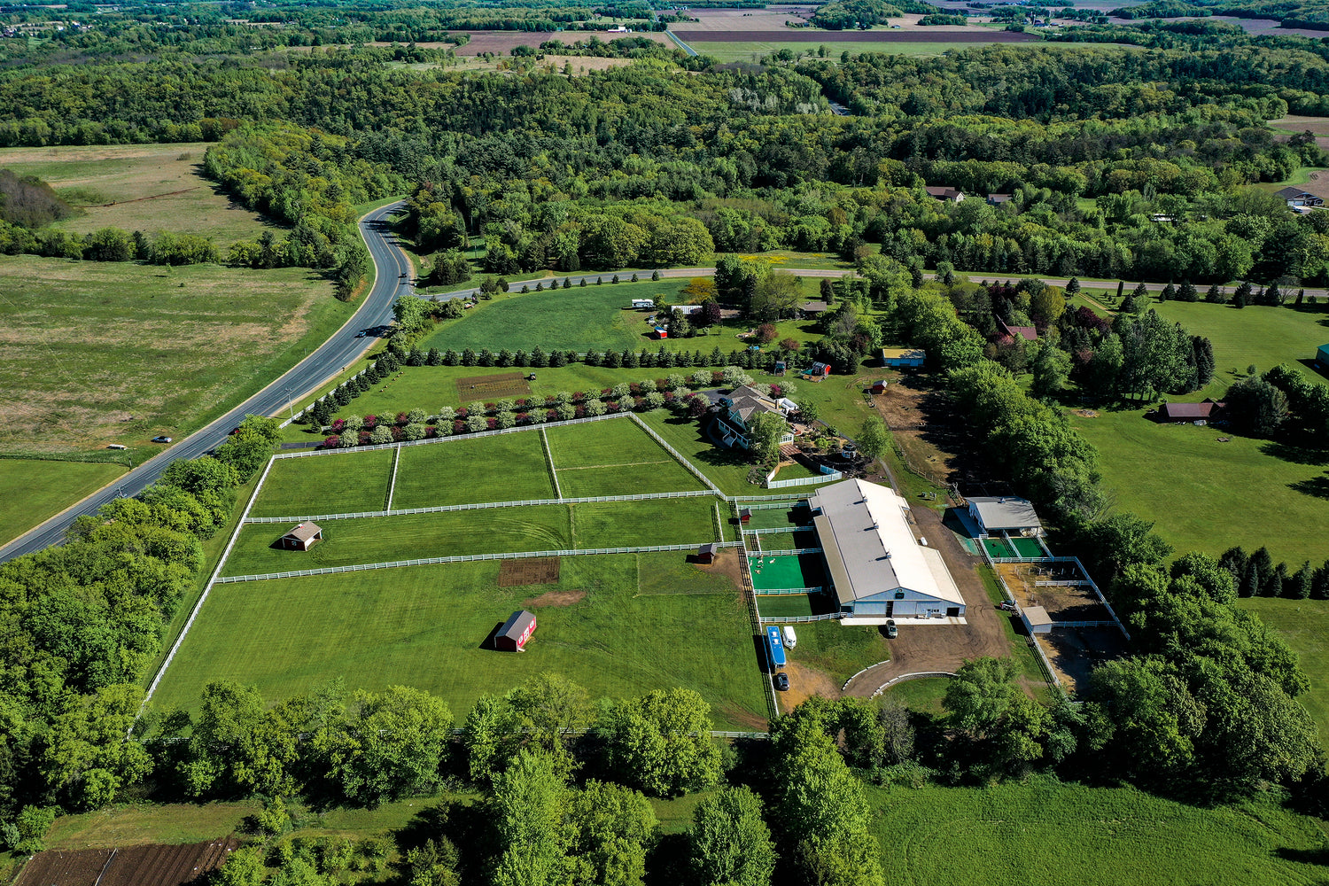 Arial View of Eagle eye farm