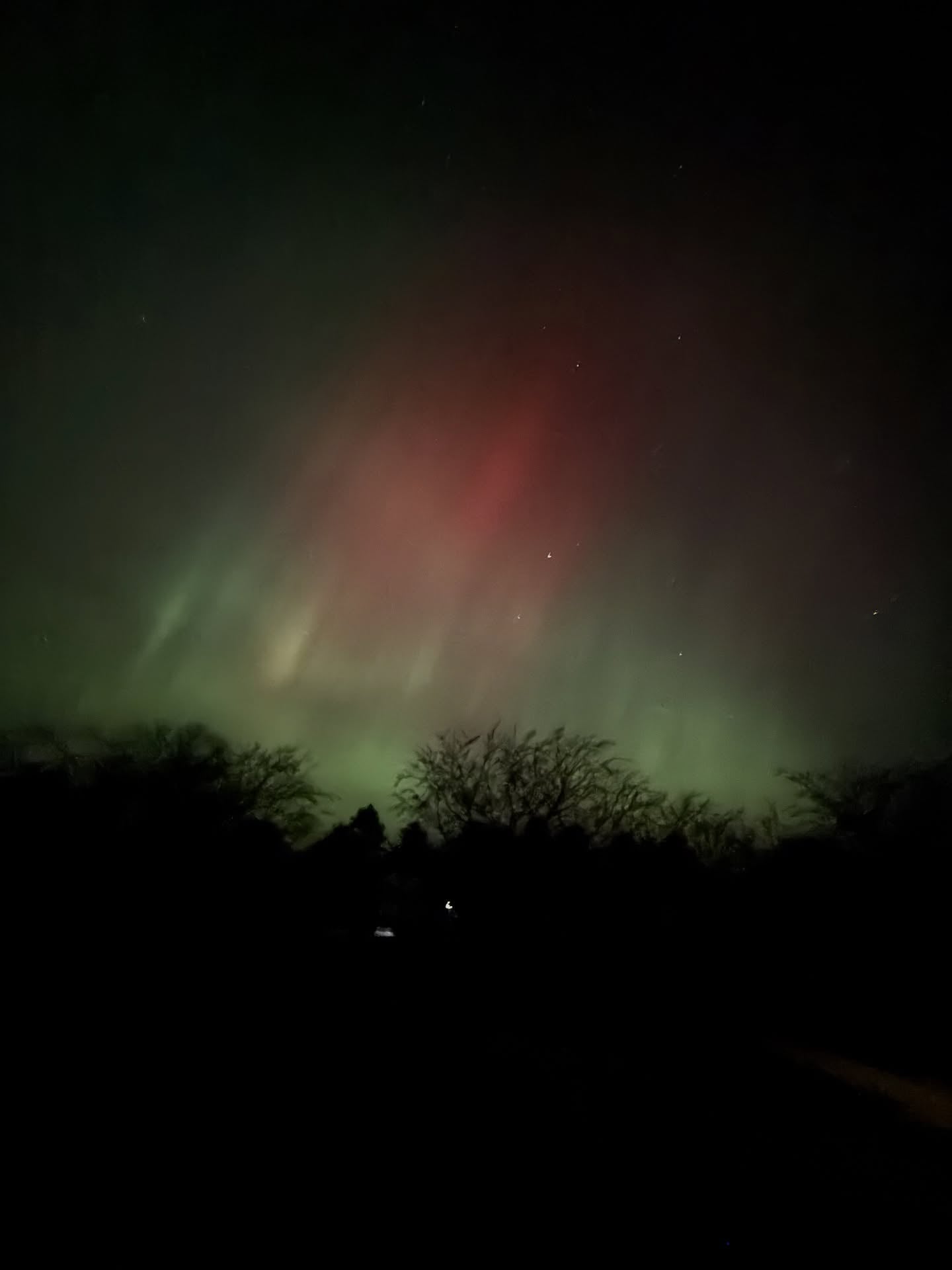 Northern lights over Eagle Eye Farm