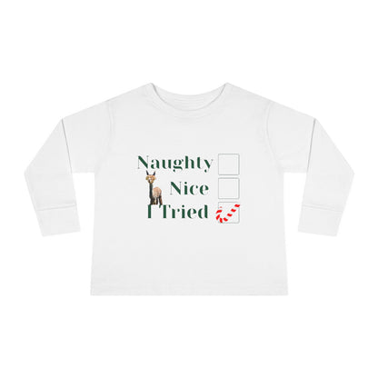 Naughty Toddler Long Sleeve Tee