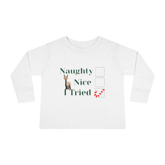 Naughty Toddler Long Sleeve Tee