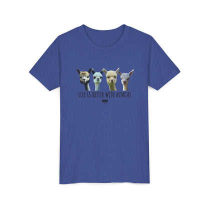 Life's better with Alpacas Youth Tee