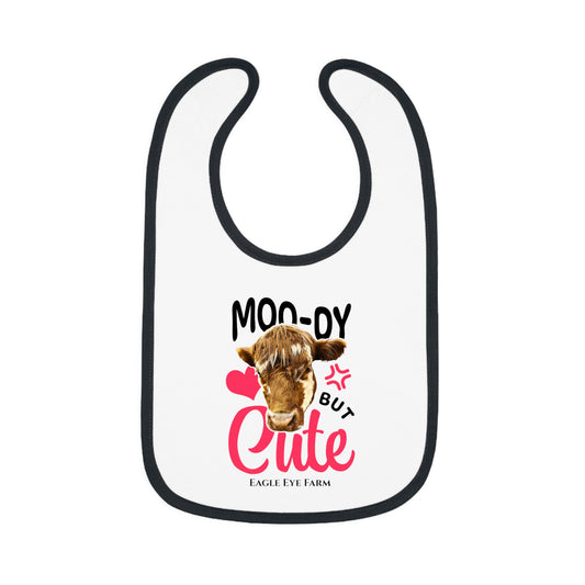 Moo-dy Baby Bib