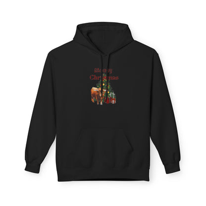 Mooey Christmas Fleece Hoodie