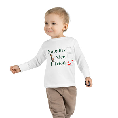 Naughty Toddler Long Sleeve Tee