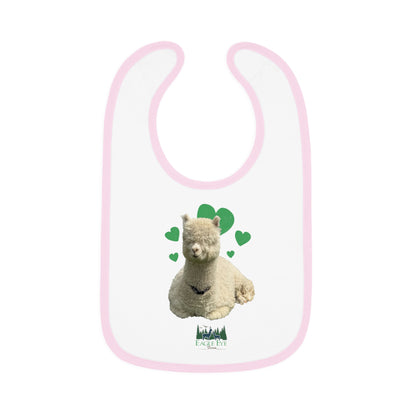 Baby Contrast Trim Jersey Bib