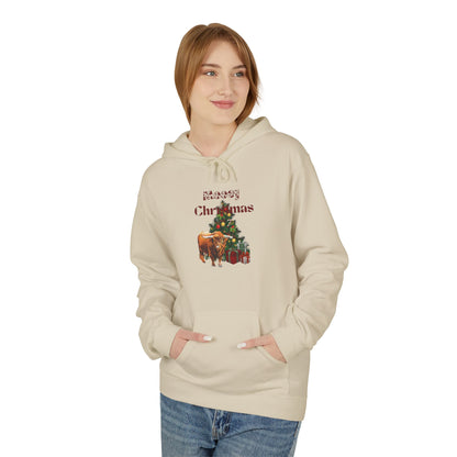 Mooey Christmas Fleece Hoodie