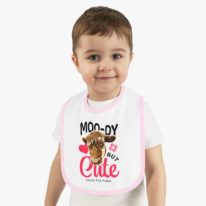 Moo-dy Baby Bib