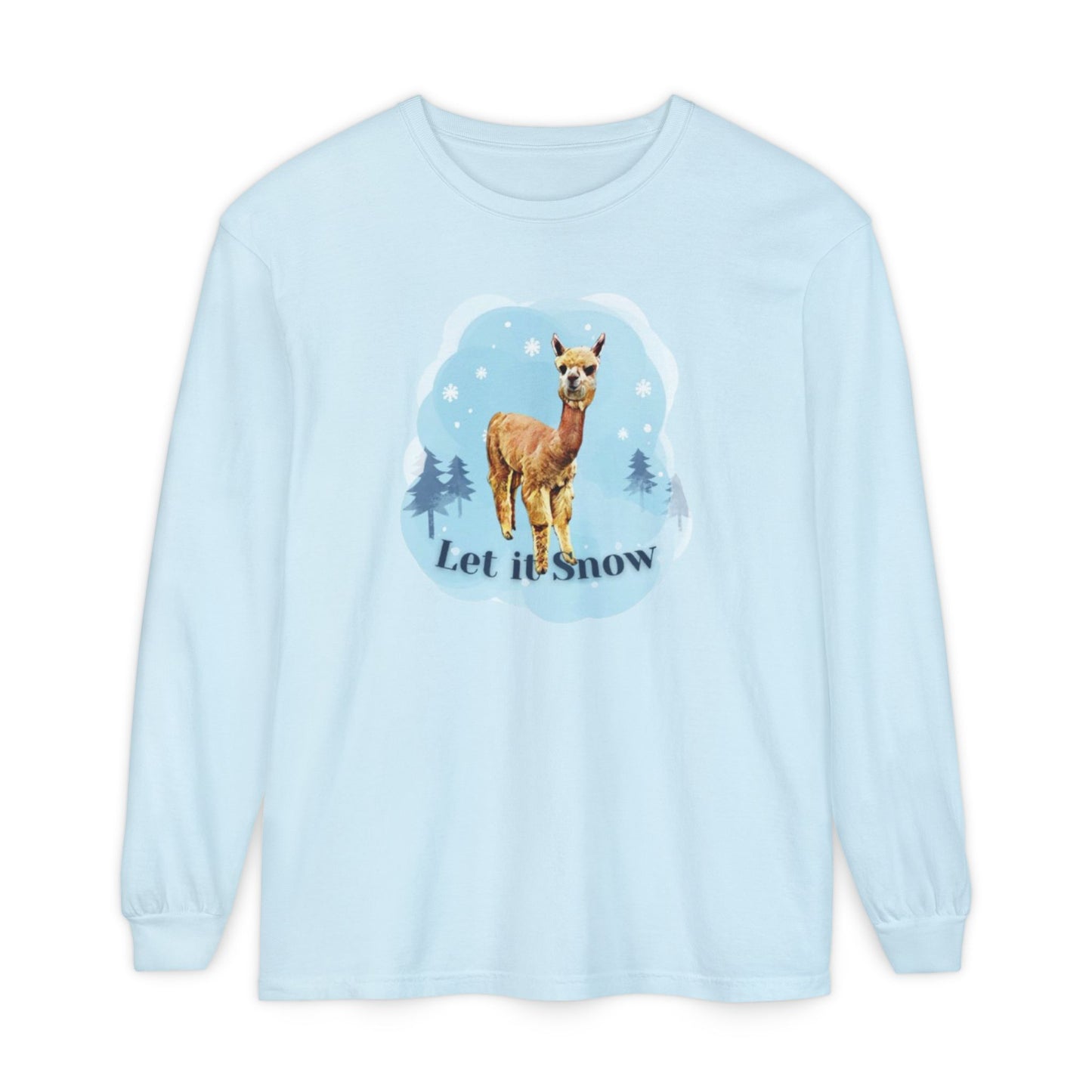 Unisex Garment-dyed Long Sleeve T-Shirt