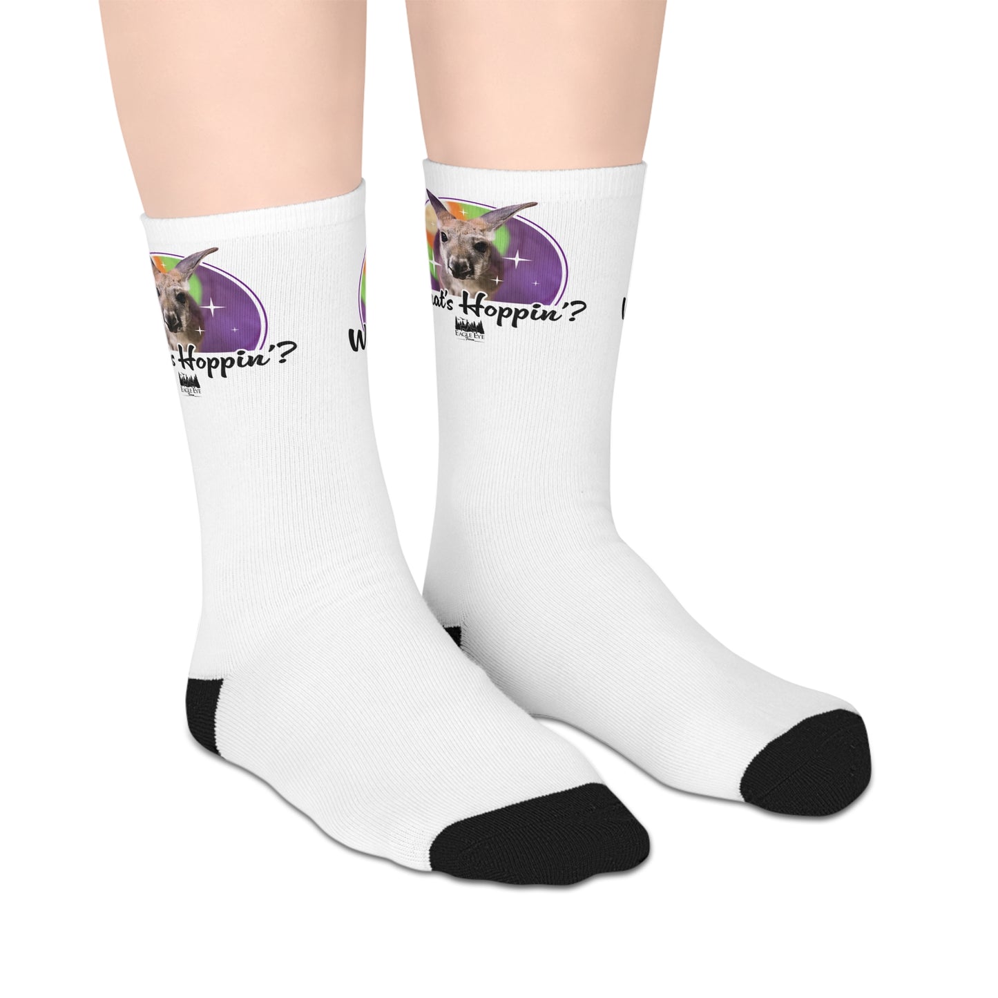 "Whats Hoppin?" Mid-length Socks