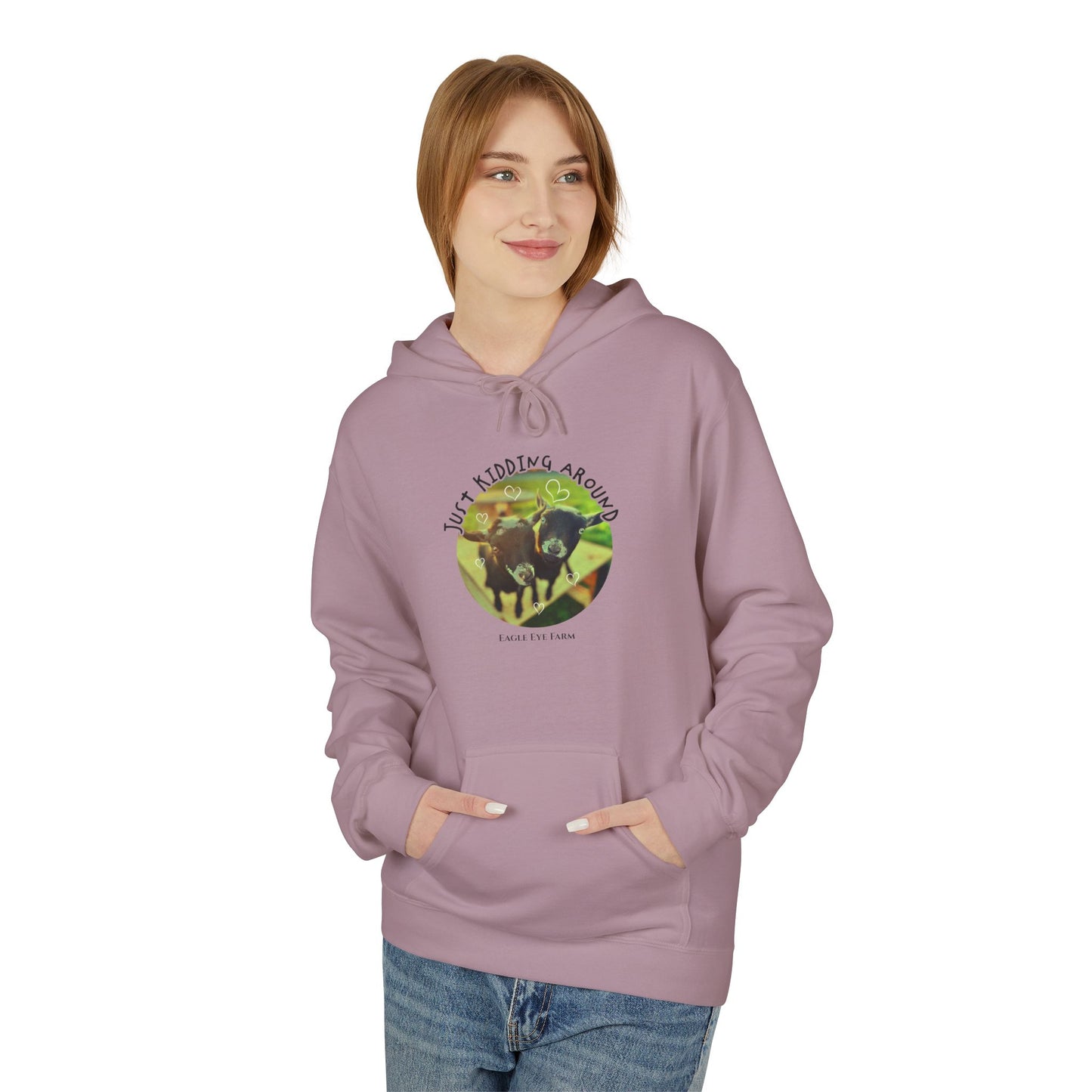 Kidding Around (goats)Hoodie