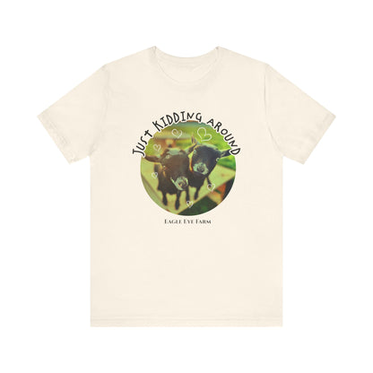 just kidding (goat) Short Sleeve