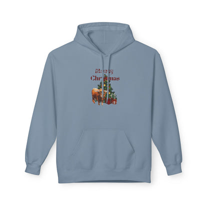 Mooey Christmas Fleece Hoodie