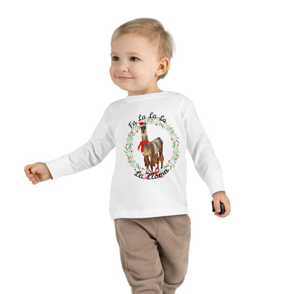 Fa La Llama Toddler Long Sleeve Tee