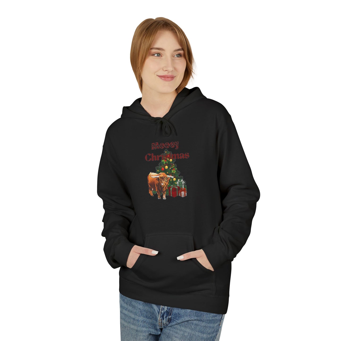 Mooey Christmas Fleece Hoodie