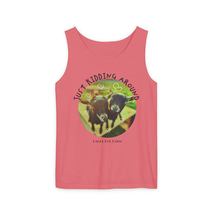 Just Kidding (goat) Tank Top