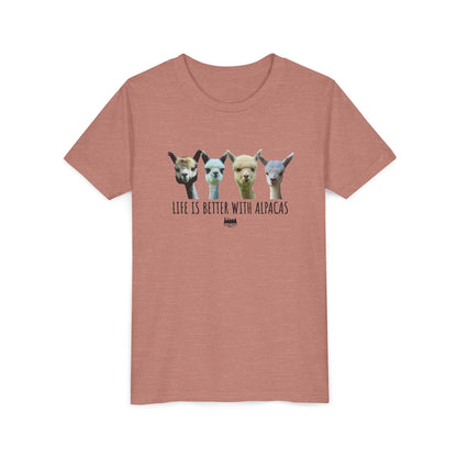 Life's better with Alpacas Youth Tee