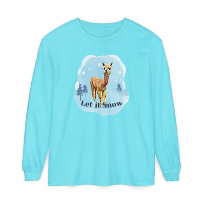 Unisex Garment-dyed Long Sleeve T-Shirt