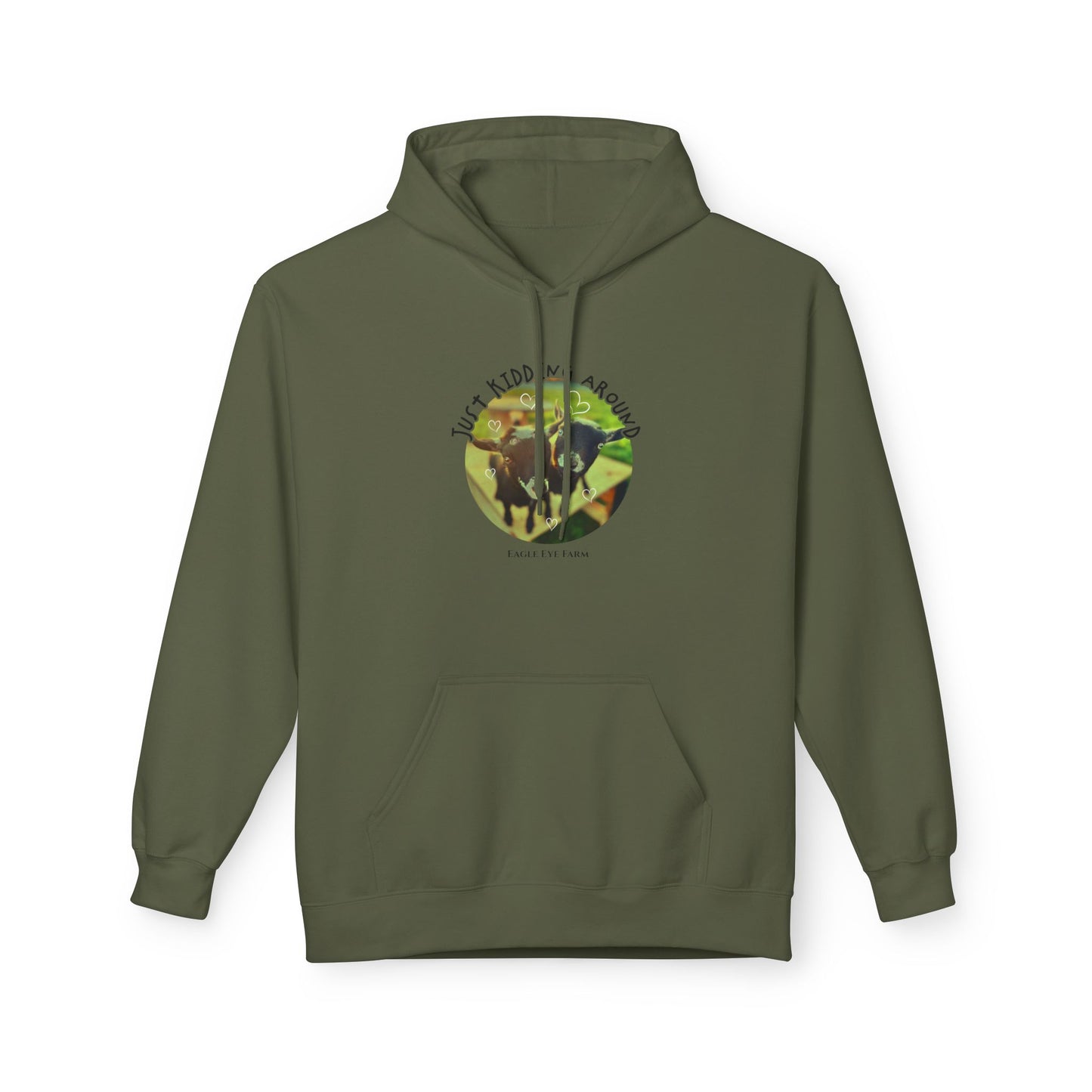 Kidding Around (goats)Hoodie