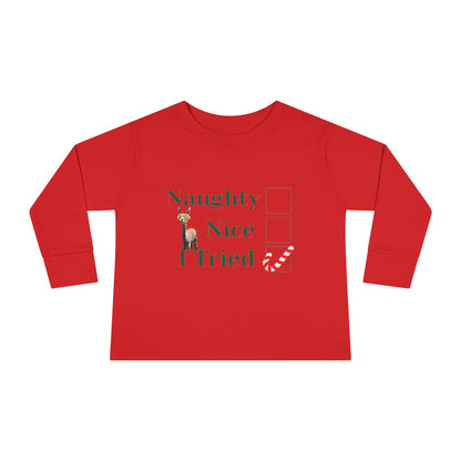Naughty Toddler Long Sleeve Tee