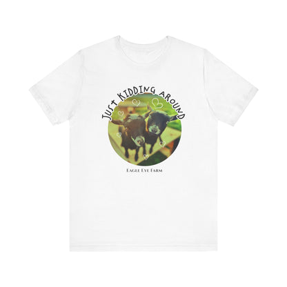 just kidding (goat) Short Sleeve