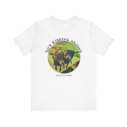 just kidding (goat) Short Sleeve