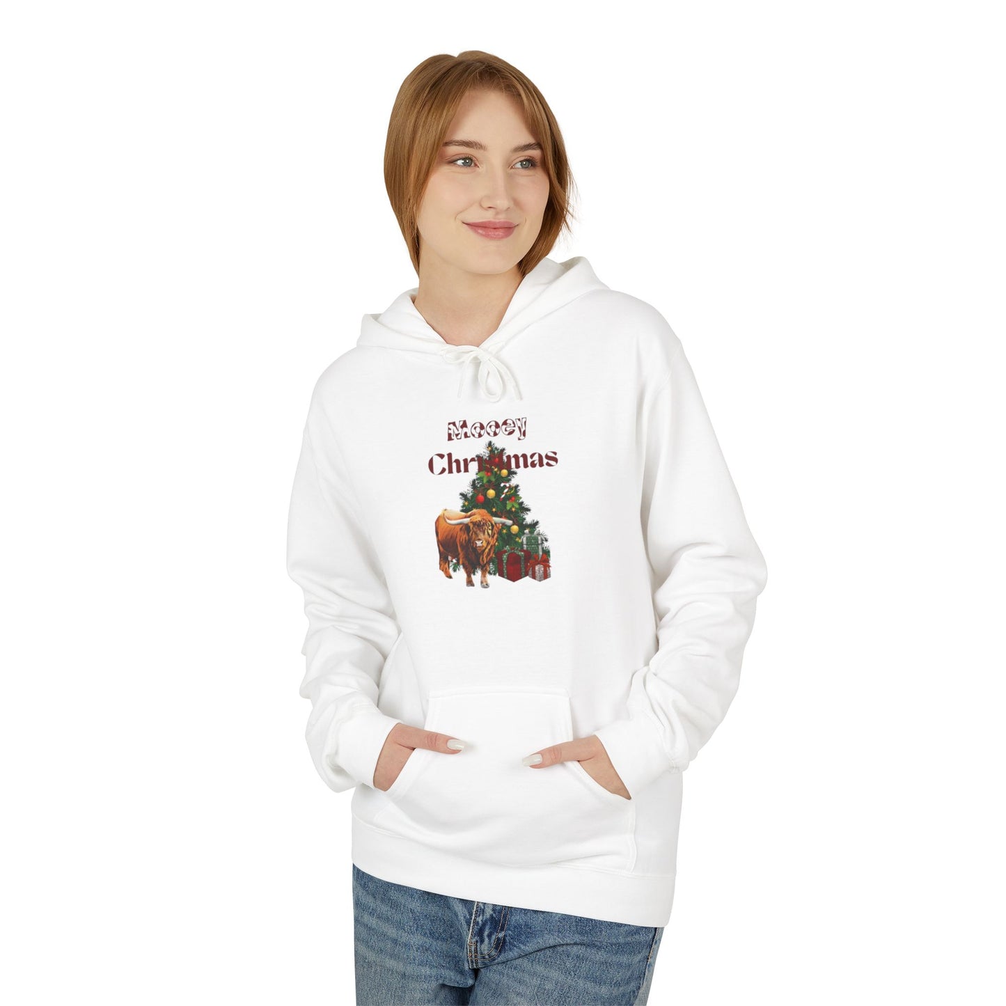 Mooey Christmas Fleece Hoodie