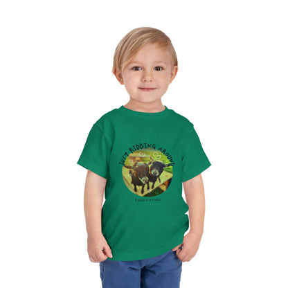 kidding around(goat) Toddler Short Sleeve