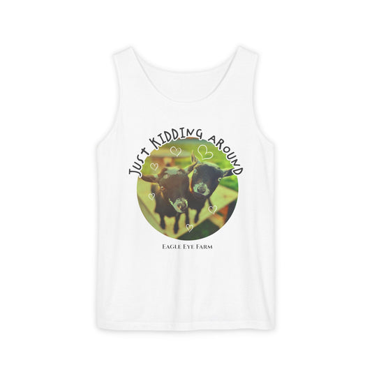 Just Kidding (goat) Tank Top