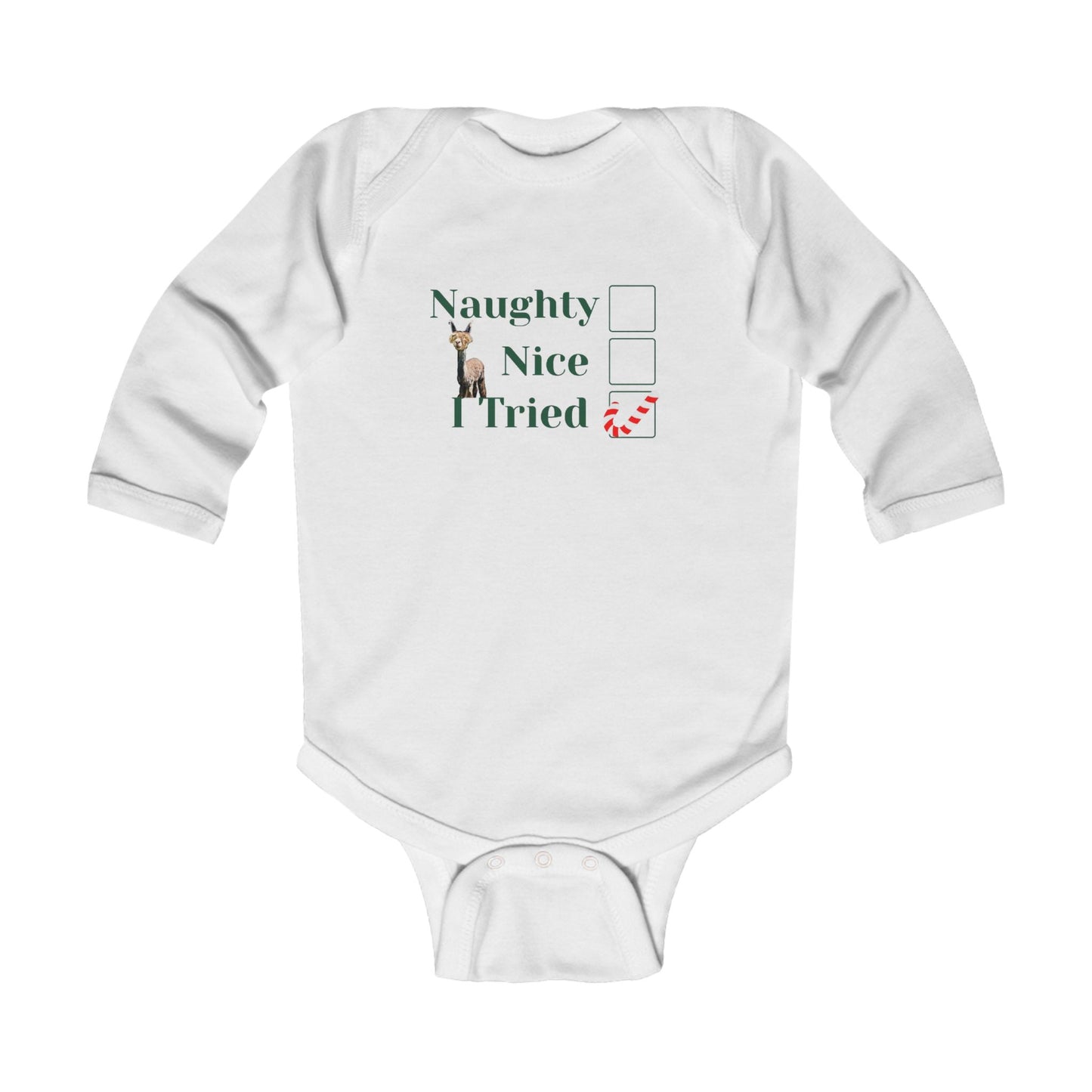 Naughty Infant Long Sleeve Bodysuit