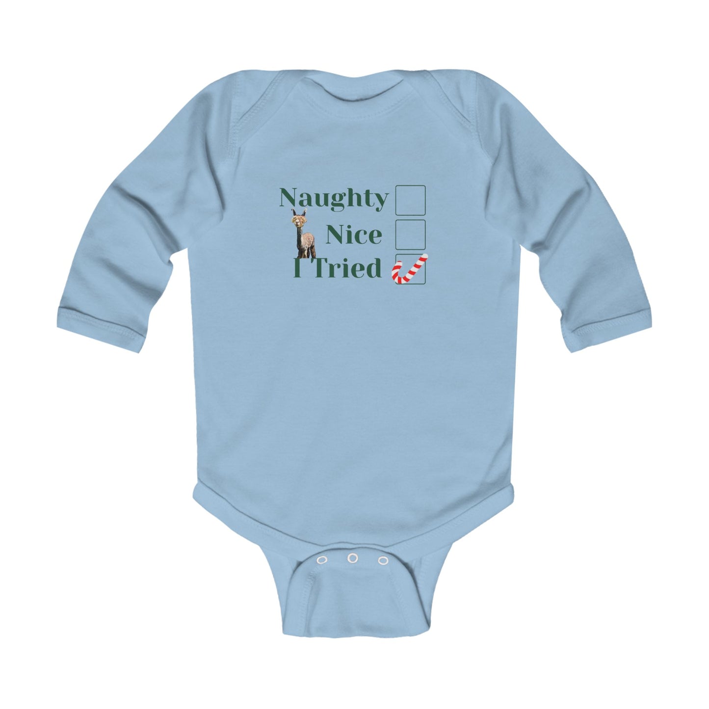 Naughty Infant Long Sleeve Bodysuit