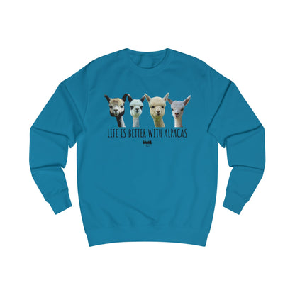 Life's better with Alpacas Unisex Sweatshirt