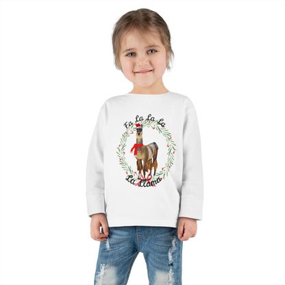 Fa La Llama Toddler Long Sleeve Tee