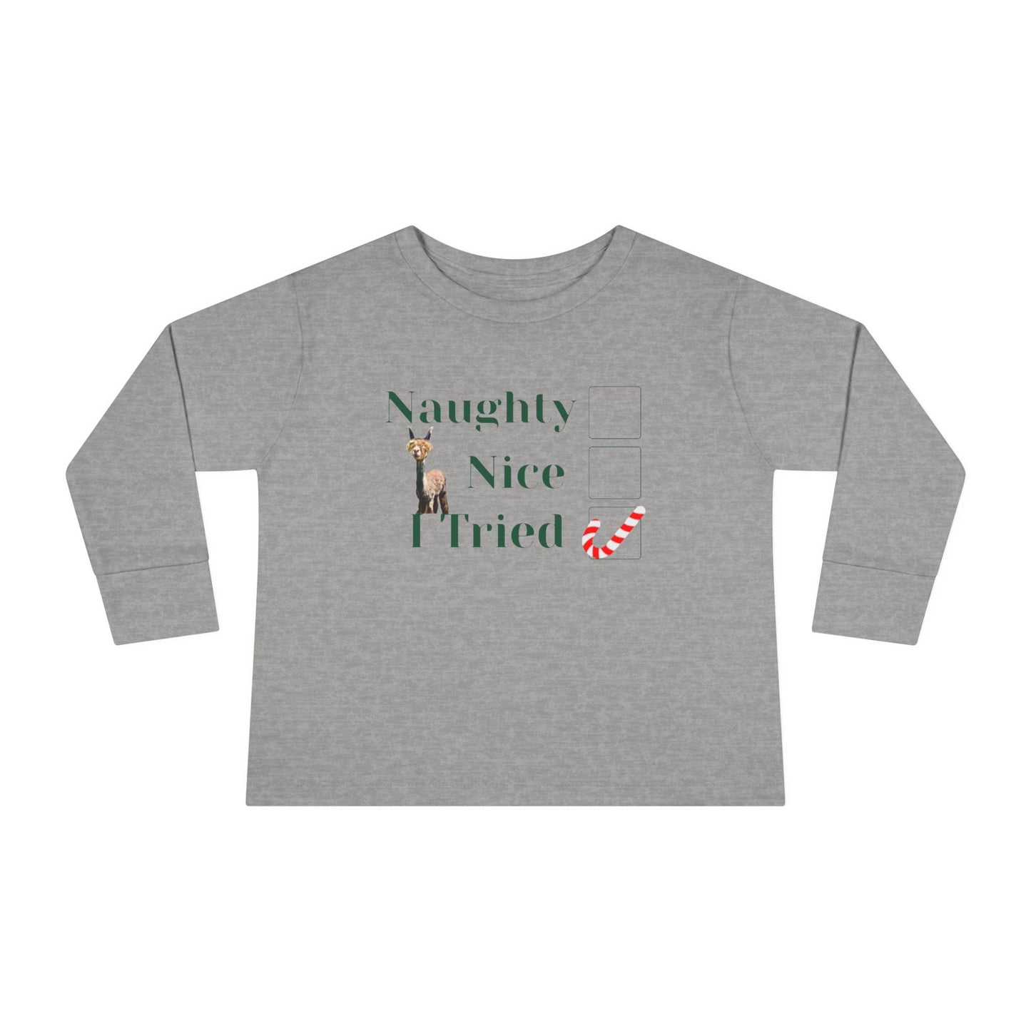 Naughty Viper Toddler Long Sleeve Tee