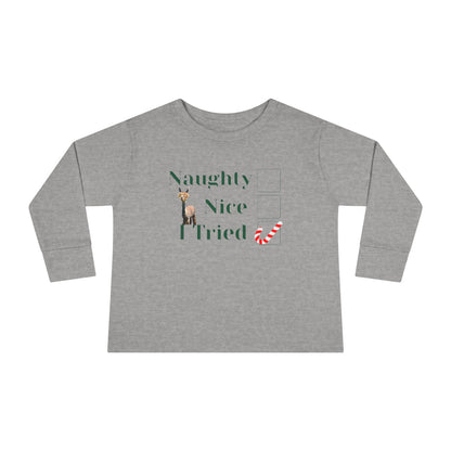 Naughty Viper Toddler Long Sleeve Tee