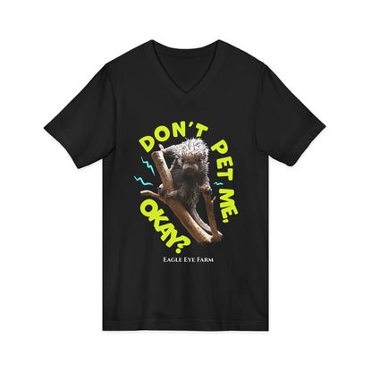 Don't Pet Me  V-Neck Tee