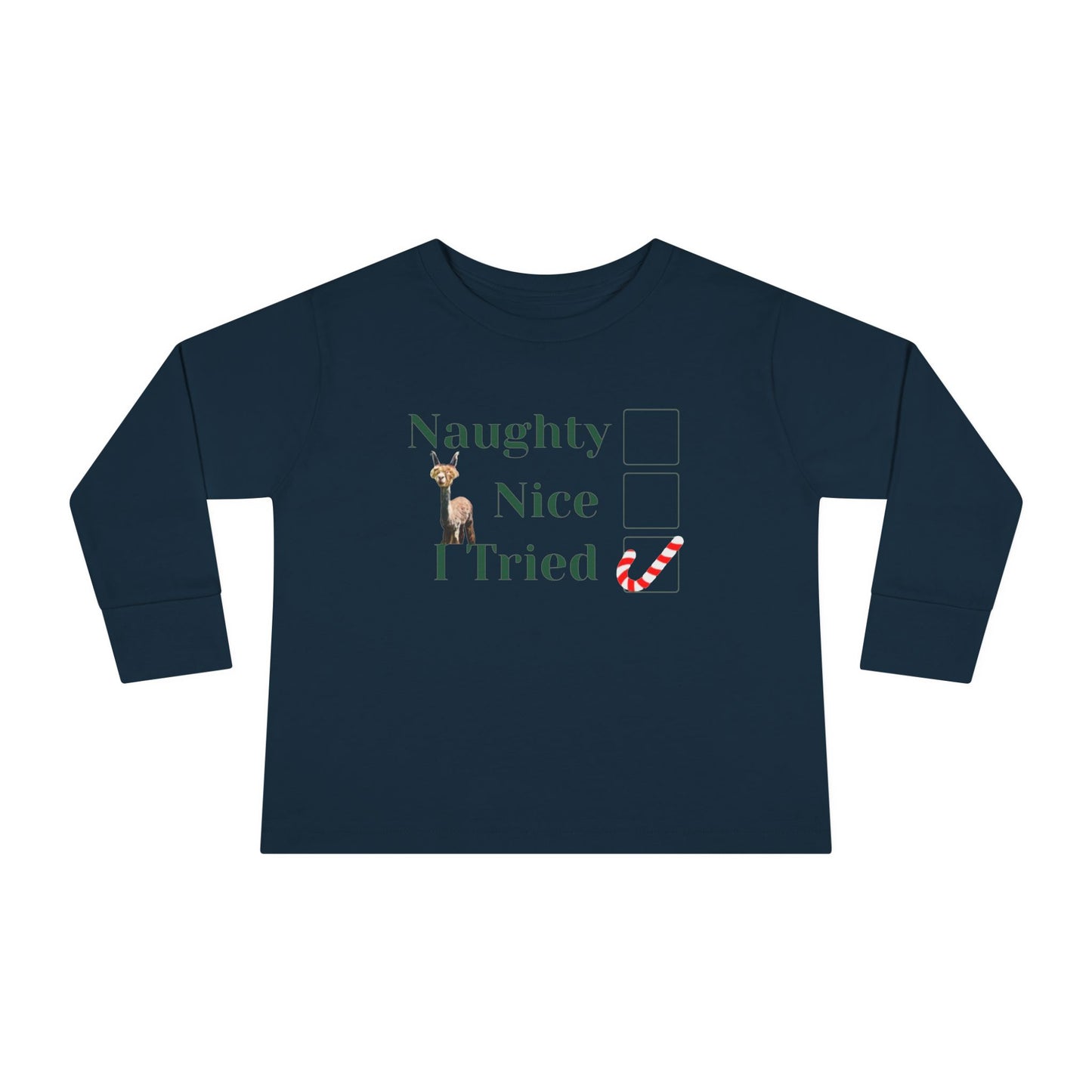 Naughty Viper Toddler Long Sleeve Tee