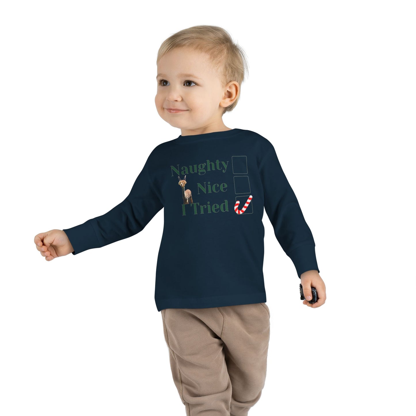 Naughty Viper Toddler Long Sleeve Tee