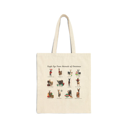 Eagle Eye Christmas Tote Bag
