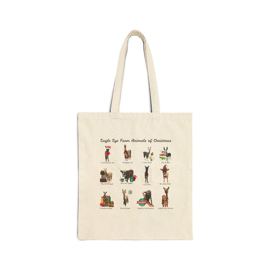 Eagle Eye Christmas Tote Bag