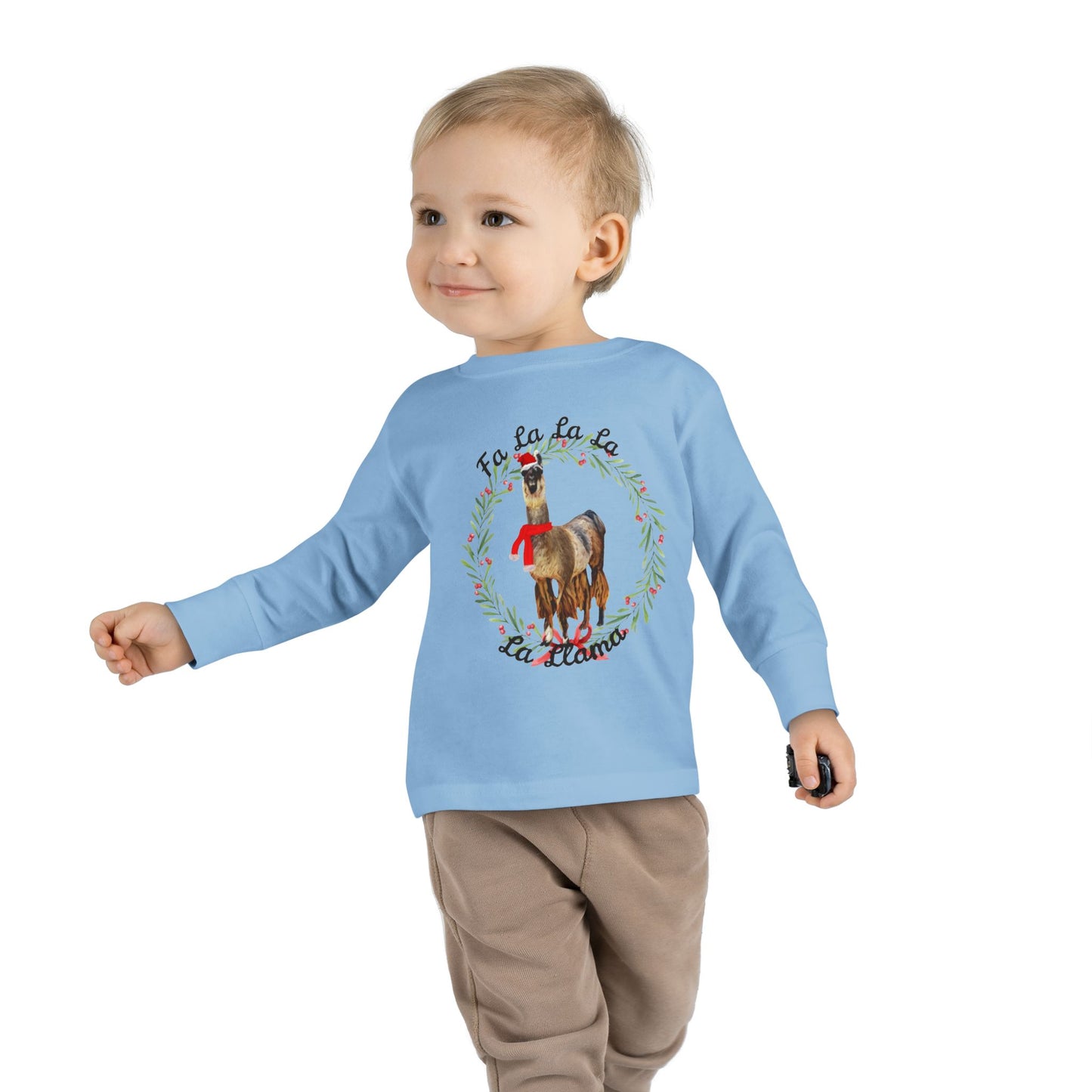 Fa La Llama Toddler Long Sleeve Tee